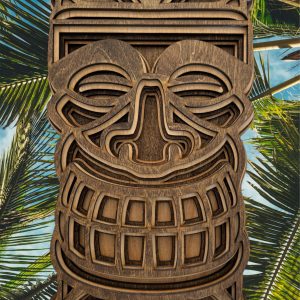5 Layered Tiki Wall Art